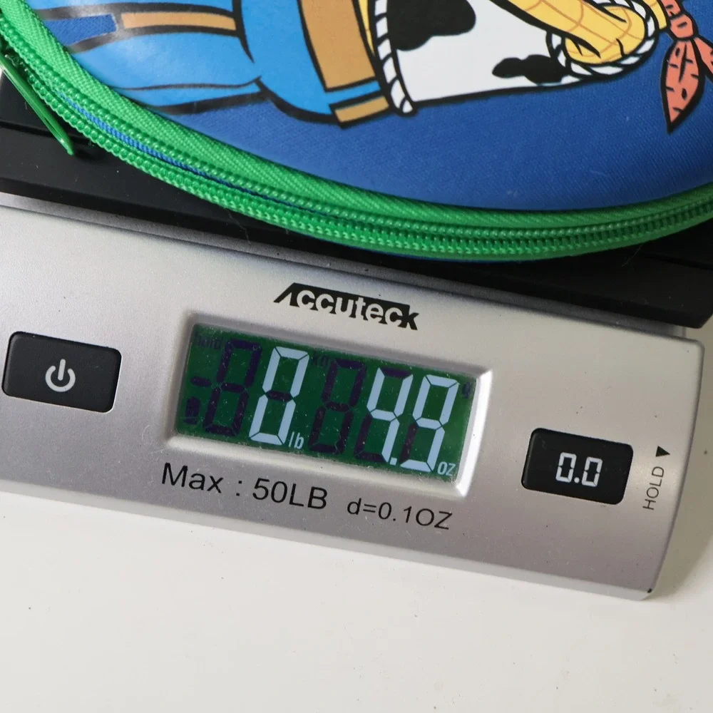 Disney Parks Toy‎ Story 4 Round Blue Pencil Case Woody Buzz Forky Ducky Bunny